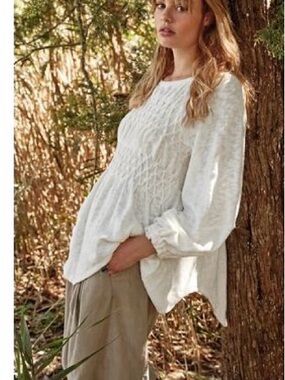 We The Free Snowbell Baby Doll Top
